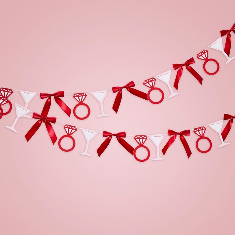 Grinalda 2m Cocktails, Rings & Satin Bows