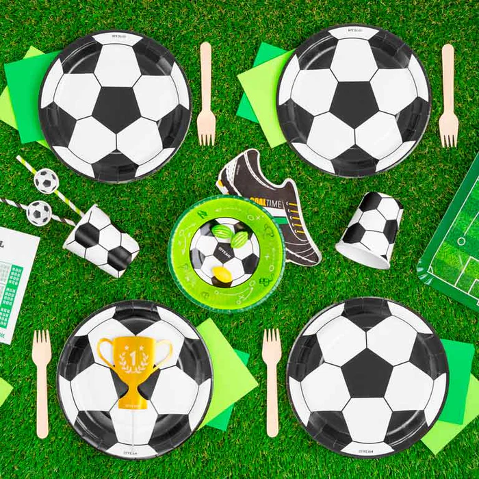 6 Taças Papel 350cc Futebol