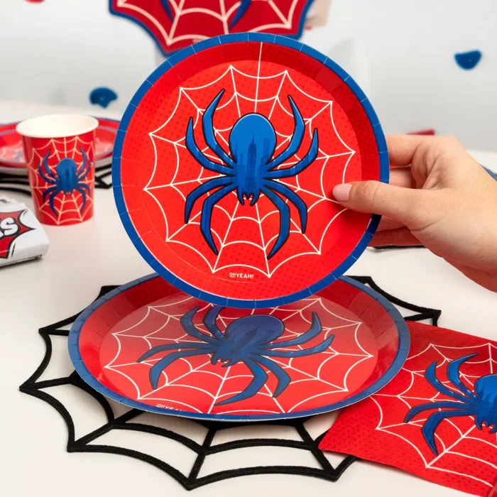 6 Pratos 18cm Spider