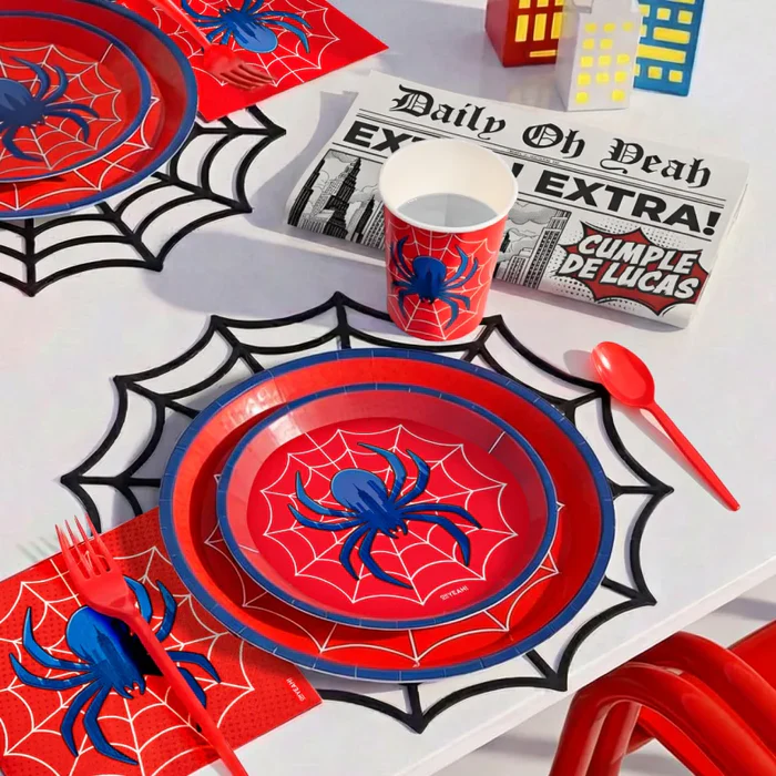 6 Pratos 18cm Spider
