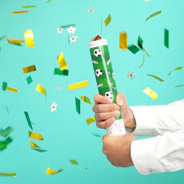 Canhão de confettis 30cm Futebol