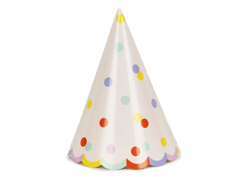 6 Chapéus Confetti Colorido