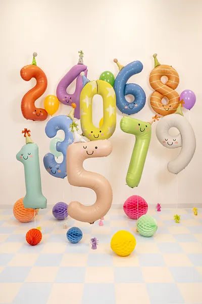 Balão Foil 86cm Smile com Chapéu Nº5