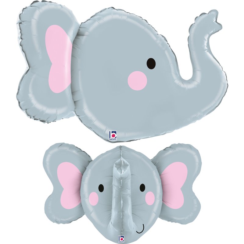 Balão Foil 72x43x57cm Elefante 3D