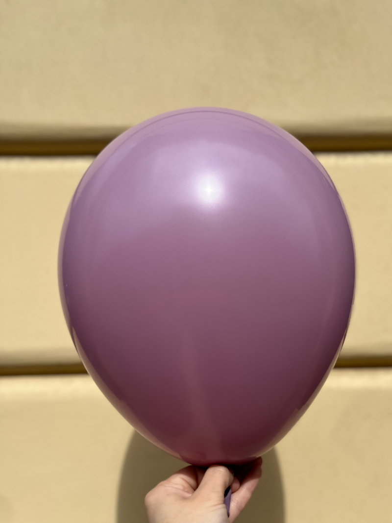 50 Balões latex R12 (30cm) - Pastel Dusk Lavender - 150
