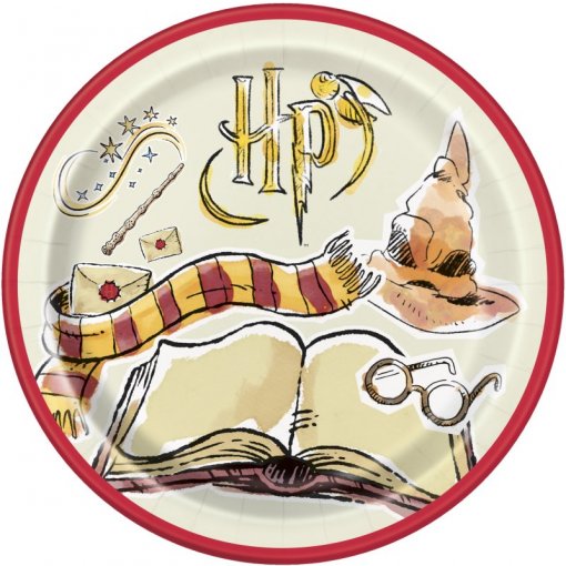 8 Pratos 23cm Harry Potter