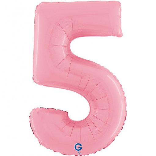 Balão Foil 66cm Rosa Pastel nº5