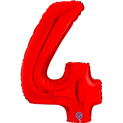 Balão Foil 66cm Vermelho nº4