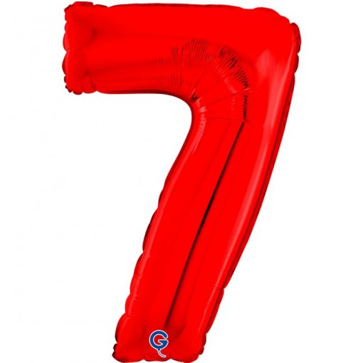 Balão Foil 66cm Vermelho nº7