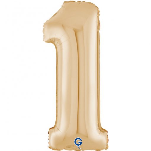 Balão Foil 66cm Dourado Branco nº1