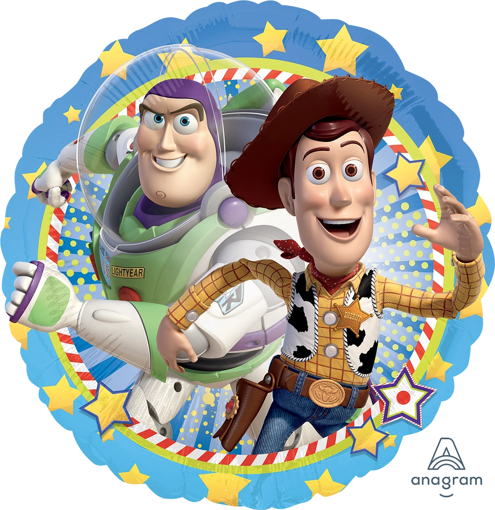 Balão Foil 43cm Woody & Buzz - Toy Story 