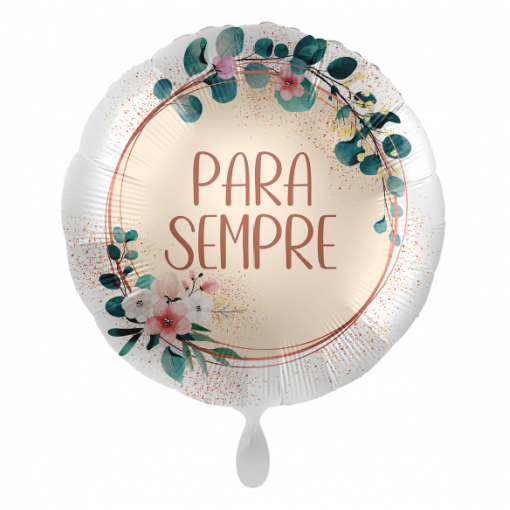 Balão Foil 43cm 'Para Sempre' Flores