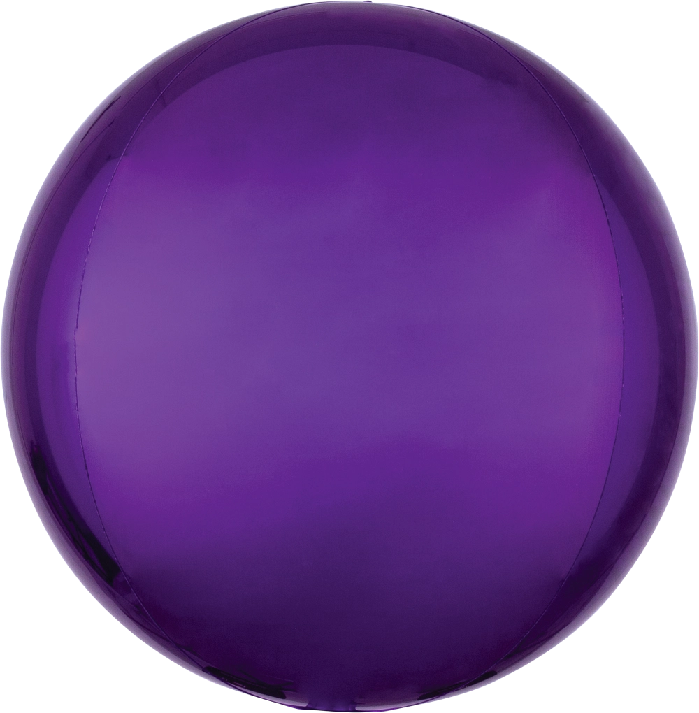 Balão Foil Orbz 38x40cm Roxo