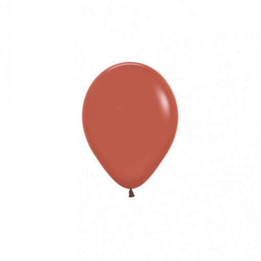 100 Balões latex R5 (12cm) - Terracotta - 072
