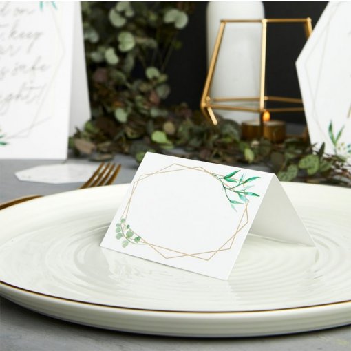 10 Marcadores de lugar Greenery 