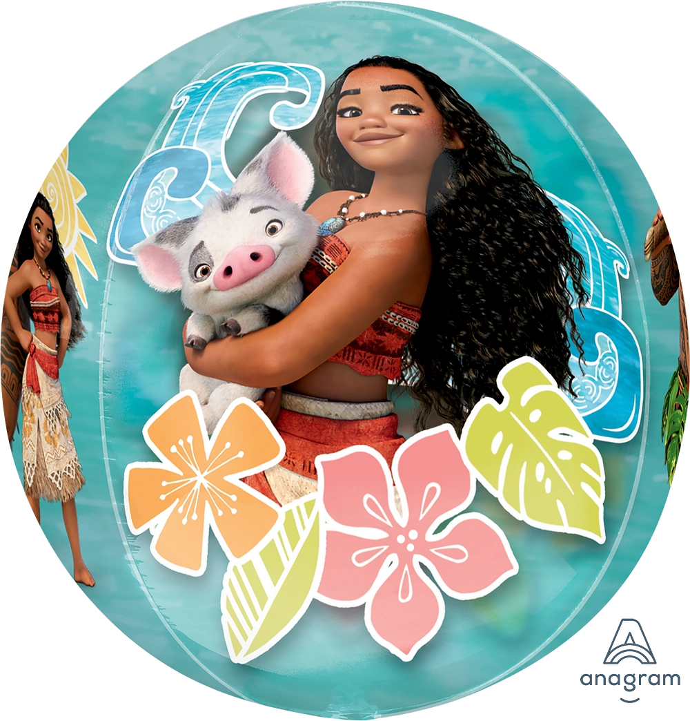 Balão Foil Orbz 38x40cm Moana (Vaiana)