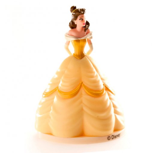 Decoração de Bolo 8,5cm Bela (A Bela e o Monstro) - Princesas Disney