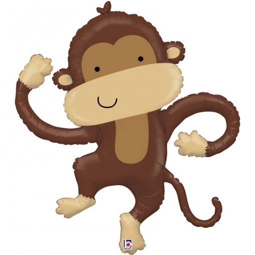 Balão Foil 77x85cm Macaco