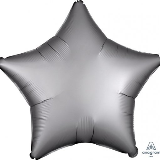 Balão Foil Estrela 48cm Satin Luxe™ Platinum 