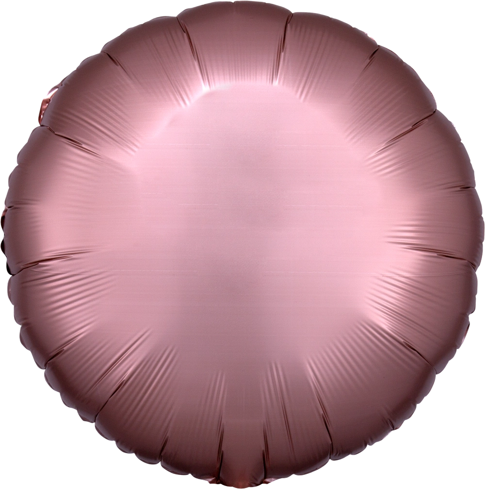 Balão Foil 43cm Redondo Satin Luxe™ Rose Copper