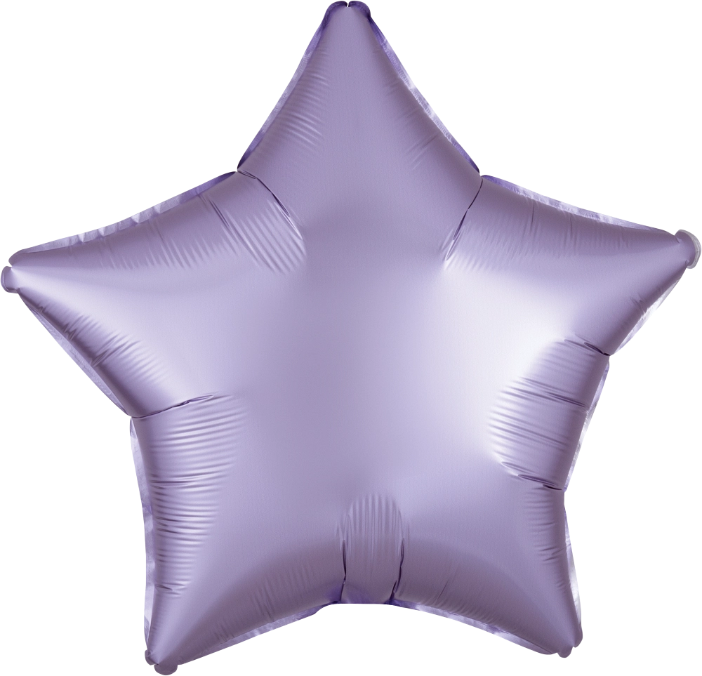 Balão Foil 48cm Estrela Satin Luxe™ Lilás