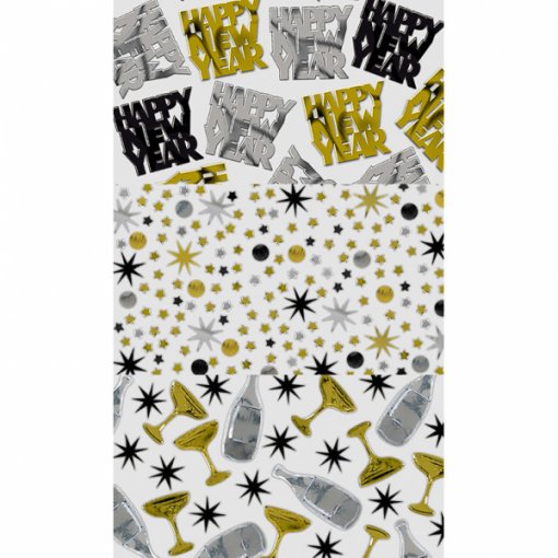 Confettis 34g Happy New Year Dourado & Prateado