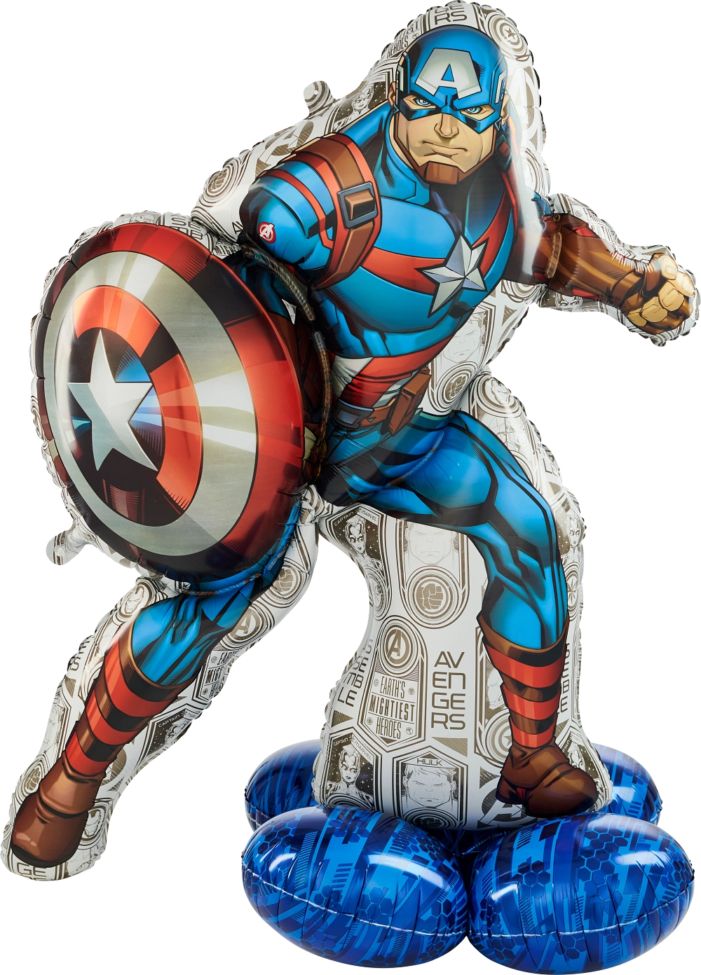 Balão Foil Airloonz 93cmx147cm Capitão América - Avengers