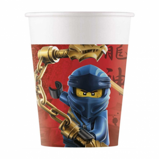 8 Copos 200ml EU Lego Ninjago