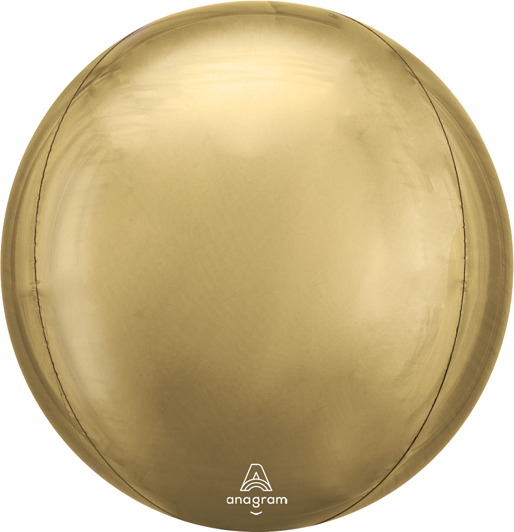 Balão Foil Orbz Jumbo 53cm Dourado