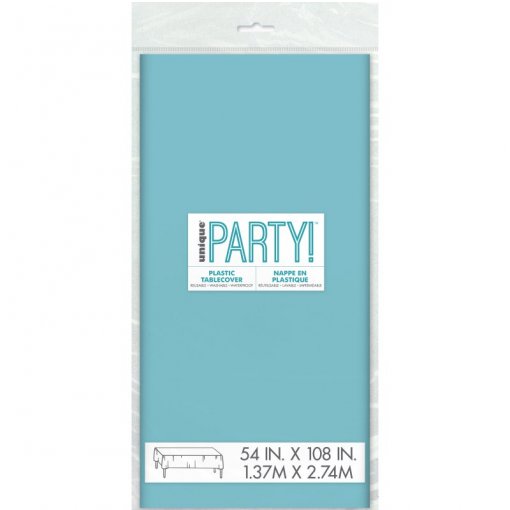 Toalha de mesa Azul Caribe 1,37 x 2,74m