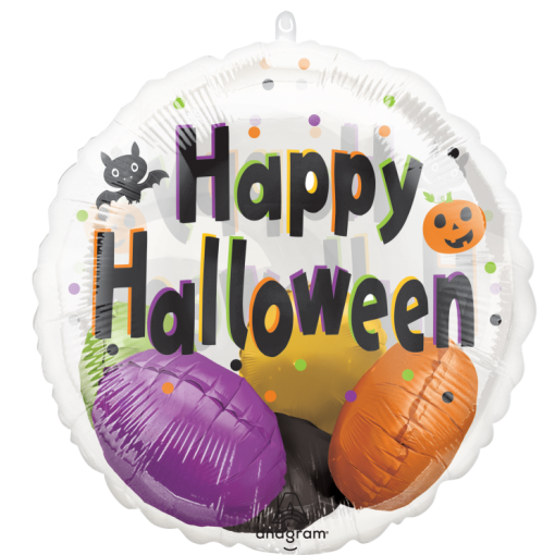 Balão Foil Insiders® 50cm Monster Mingle Confetti Halloween