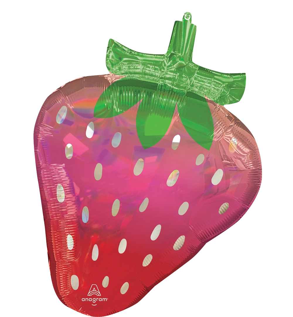 Balão Foil 53x68cm Morango