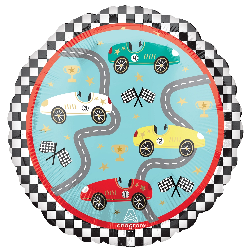 Balão Foil 43cm Carros