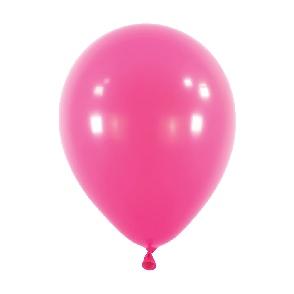 100 Balões latex 5'' (12cm) Fashion Hot Pink