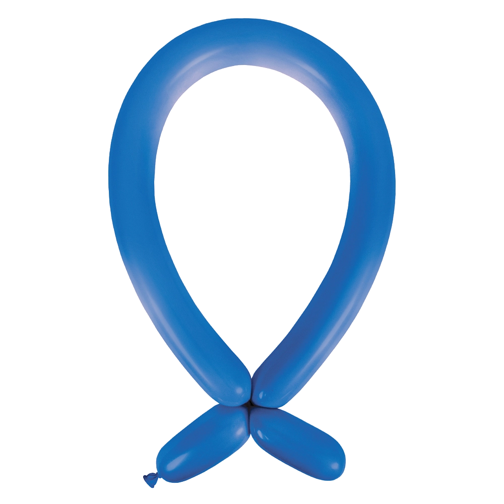 100 Balões latex Modelar 260 Fashion Ocean Blue