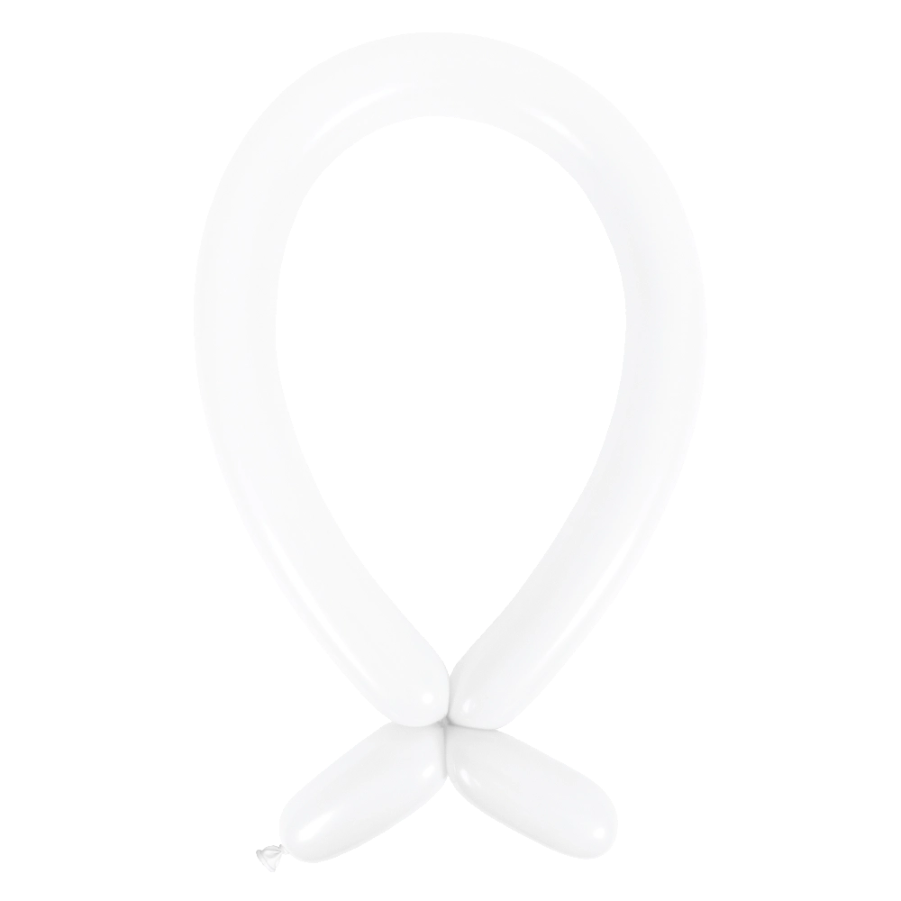 100 Balões latex Modelar 260 Crystal Clearz™ Clear