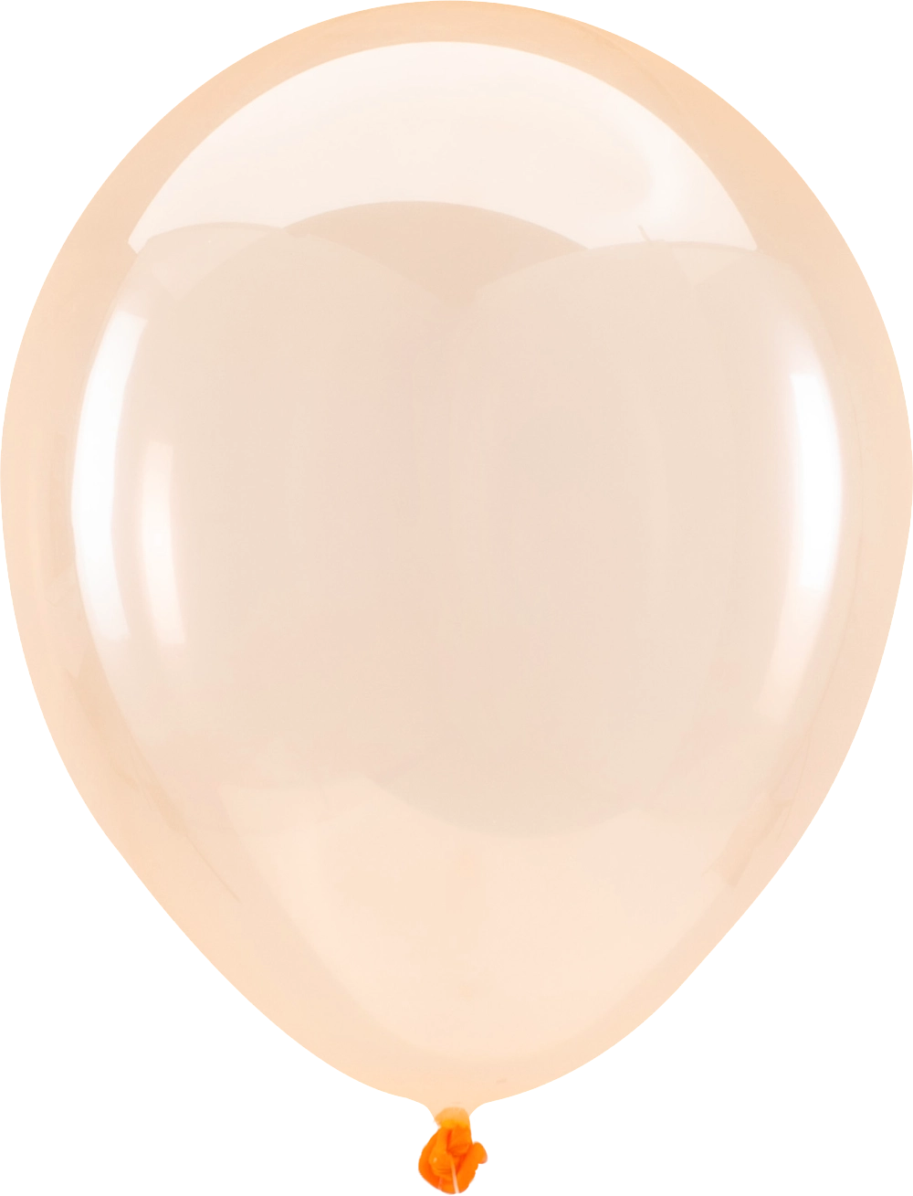 50 Balões latex 11'' (28cm) Crystal Clearz™ Orange