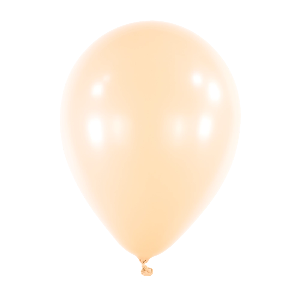 100 Balões latex 5'' (12cm) Macaron Peach