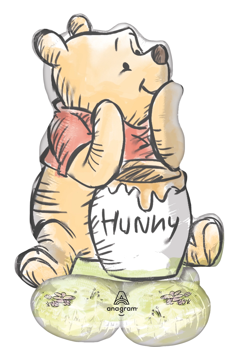 Balão Foil Airloonz 60x36cm Winnie the Pooh