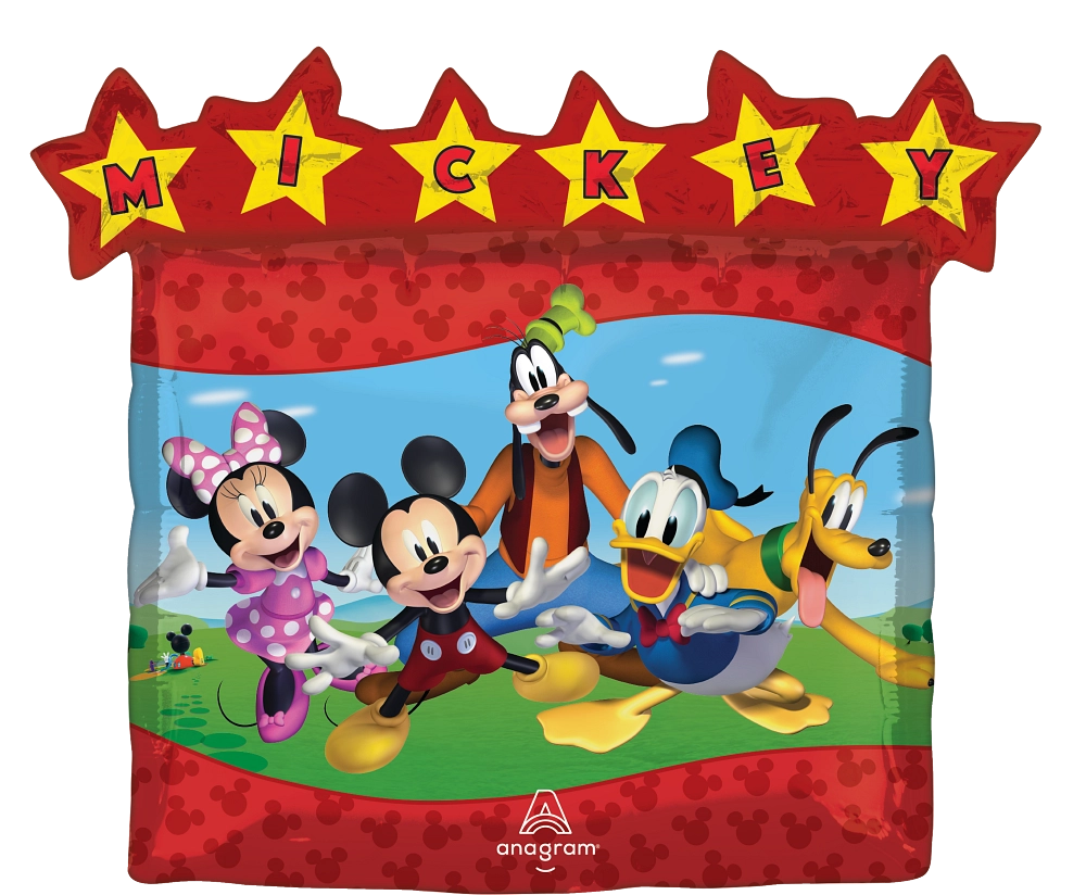 Balão Foil 63x58cm Mickey Clubhouse