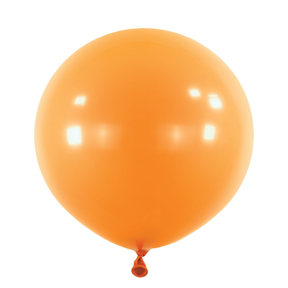 4 Balões latex 24'' (61cm) Standard Tangerine