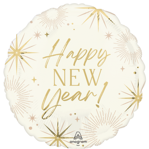 Balão Foil 45cm Golden Soiree New Year - Ano Novo