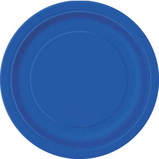 8 Pratos 18cm EU Azul Médio