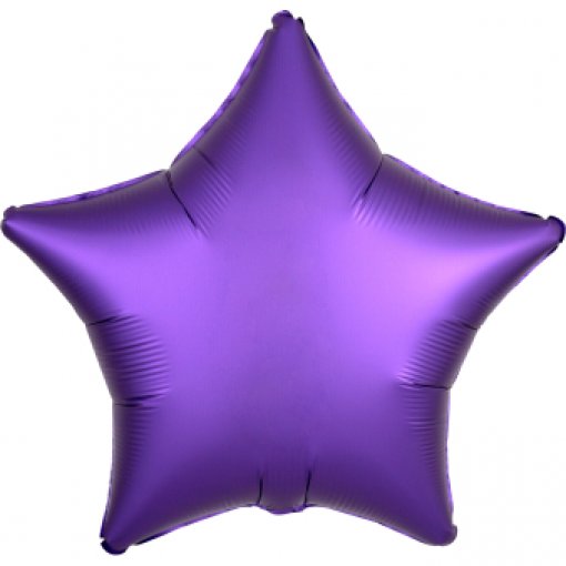 Balão Foil 48cm Estrela Silk Roxo