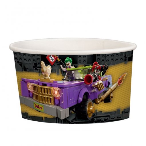 8 Taças de Gelado Batman Lego