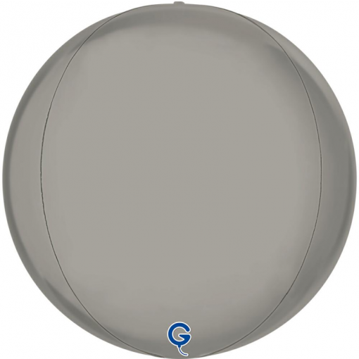 Balão Foil Globe 38cm Platinum Pure