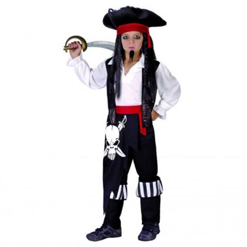 Fato Pirata Idade 6-8 Anos