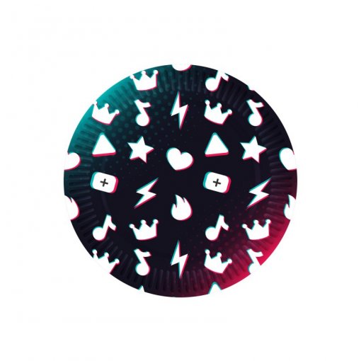 8 Pratos 18cm Let's Dance - Música