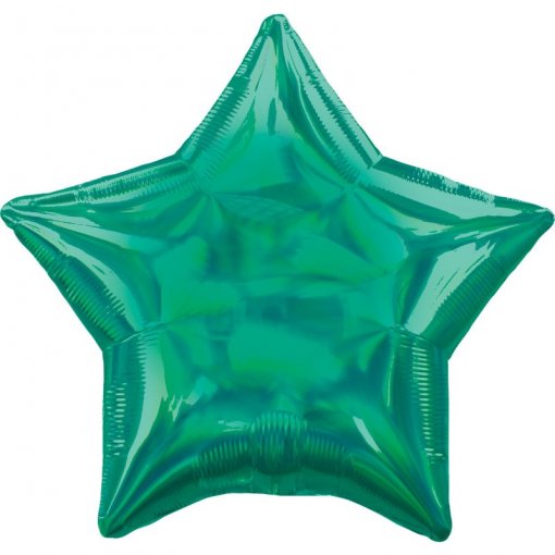 Balão Foil Estrela 20'' Verde Iridescente