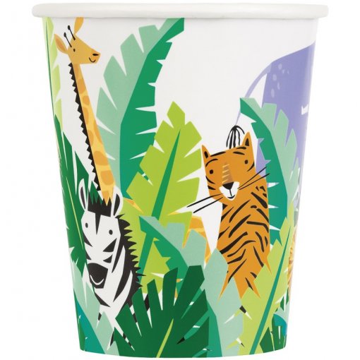 8 Copos 267ml Animal Safari
